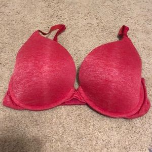 VS red T-shirt bra good cond. 36D